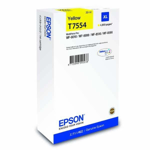 Epson oryginalny ink / tusz C13T755440, T7554, XL, yellow, 4000s, 39ml,
