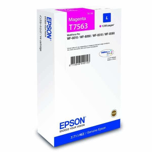 Epson oryginalny ink / tusz C13T756340, T7563, L, magenta, 1500s, 14ml,