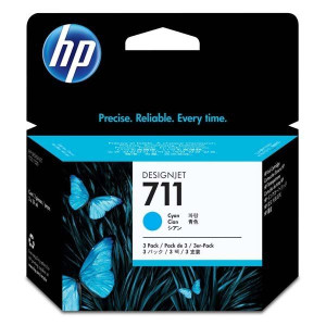 HP oryginalny ink / tusz CZ134A, HP 711, cyan, 3x29ml, 3szt,