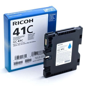 Ricoh oryginalny wkład żelowy 405762, cyan, 2200s, GC41HC,