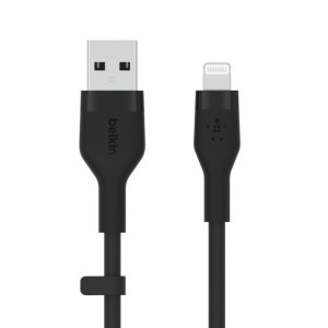Kabel BoostCharge USB-A do Lightning silikonowy 2m, czarny