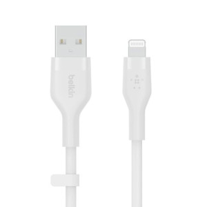 Kabel BoostCharge USB-A do Lightning silikonowy 3m, biały