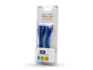 Kabel USB do drukarki 1,8m, CL-131