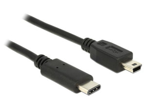 Kabel USB Type-C(M)-MINI BM 2.0 1m