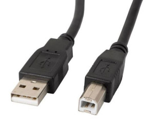 Kabel Usb-a(m)->usb-b(m) 2.0 1m Czarny