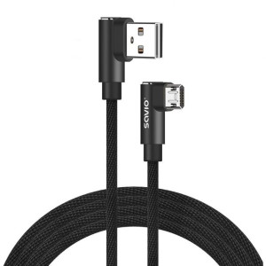 Kabel z dwustronnym złączem USB Micro USB - USB A 1m, CL-161
