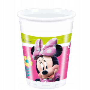 Kubeczki Urodzinowe Myszka Mini Minnie 8szt