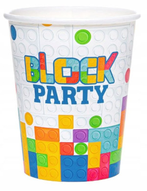 Kubeczki Urodzinowe Papierowe Lego 220ml 6 Szt