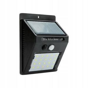Lampa ścienna solarna LED z czujnikami