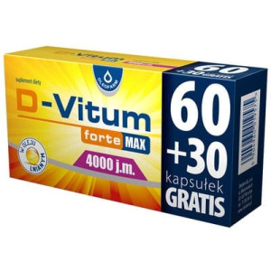 D-Vitum forte Max 4000 j.m., kapsułki, 90 szt.