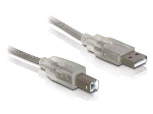 Kabel Delock USB AM-BM 2.0 + Ferryt 0,5m