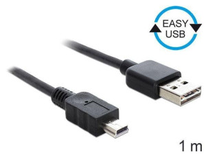 Kabel Delock USB Mini AM-MBM5P EASY-USB 2.0 1m