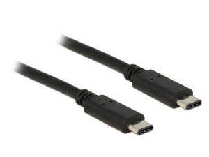 Kabel USB Delock USB type-C(M) -> USB type-C(M) 1m czarny