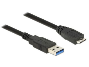 Kabel USB Micro AM-BM 3.0 Delock 1,5m czarny