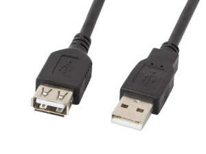 Przedłużacz USB 2.0 Lanberg AM-AF 5m czarny