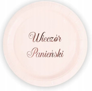 Talerzyki Papierowe Na Wieczór Panieński 18cm 6szt