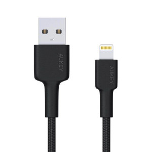 Aukey Cb-al05 Nylonowy Kabel Lightning Apple 2m