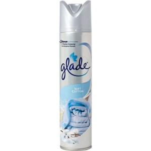 Glade Soft Cotton, odświeżacz powietrza, spray, 300 ml