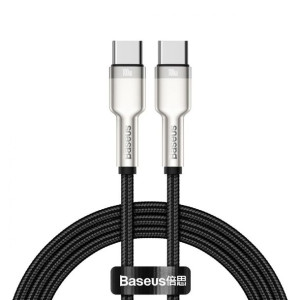Kabel Usb-c Do Usb-c Baseus Cafule, 100w, 1m (czarny) Kabel Usb Catjk-c01