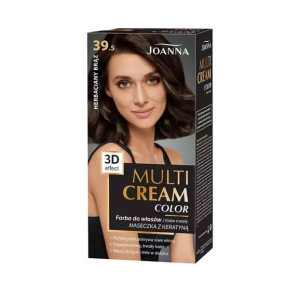 Joanna Multi Cream Color, farba do włosów, herbaciany brąz, 39.5, 1 szt.