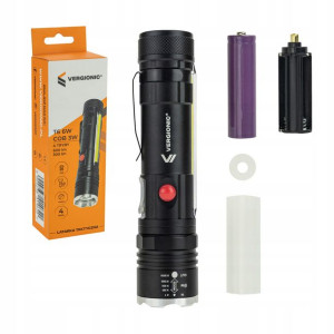 Latarka podręczna LED CREE T6 6W COB 3W szperacz