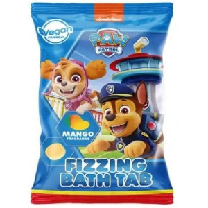 Psi Patrol, musująca tabletka do kąpieli, mango, 40 g