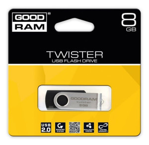 Twister 8gb Black Usb2.0
