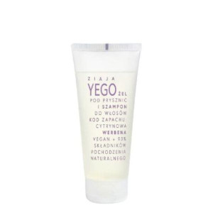 Ziaja Yego, żel pod prysznic i szampon do włosów, cytrynowa werbena, 200 ml