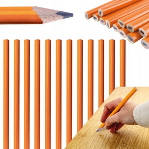 Ołówek Stolarski 18cm Budowlany Kreślarski 12szt.