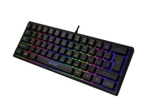 Klawiatura przewodowa Fury Tiger Gaming podświetlana czarna