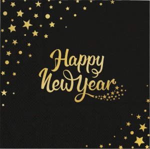 SERWETKI sylwester NOWY ROK Happy New Year 10szt