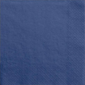 Serwetki GRANATOWE 33x33 cm Klasyczne 20 sztuk