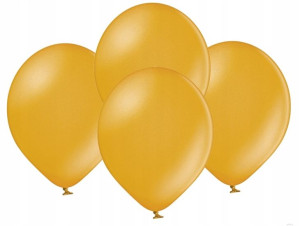 BALONY metalizowane metalic ZŁOTE 10,5 cali 10 SZT