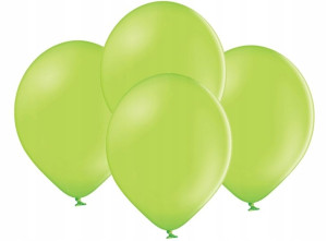 BALONY metalizowane JASNOZIELONE 10,5 cali 10 SZT