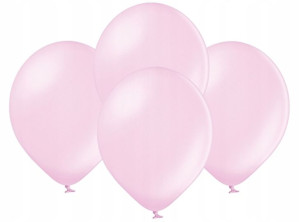 BALONY metalizowane róż RÓŻOWE 10,5 cali 10 SZT