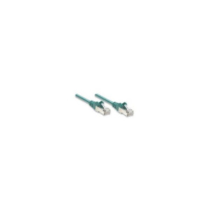 PatchCord 100% miedź Intellinet Cat.5e S/FTP, 3m, zielony