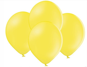 BALONY pastelowe ŻÓŁTE cytryna 10,5 cali 10 SZT