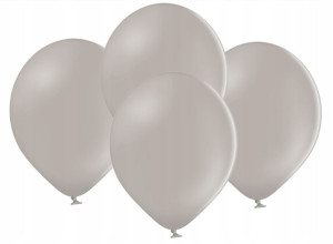 BALONY pastelowe pastel SZARE 10,5 cali 10 SZT