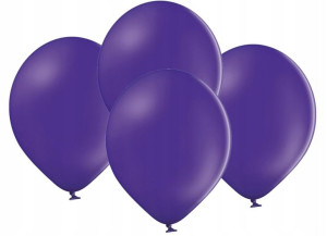 BALONY pastelowe pastel FIOLETOWE 10,5 cali 10 SZT
