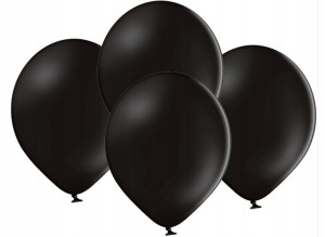 BALONY pastelowe pastel CZARNE 10,5 cali 10 SZT