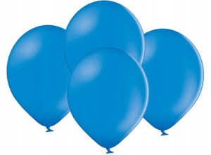 BALONY pastelowe pastel NIEBIESKI 10,5 cali 10 SZT