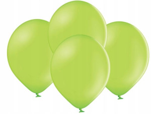 BALONY pastelowe JASNOZIELONE 10,5 cali 10 SZT