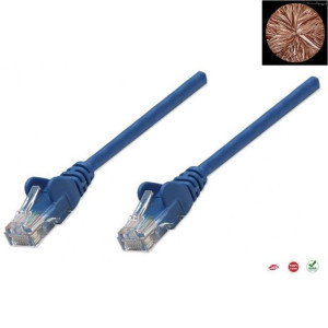 PatchCord 100% miedź Intellinet Cat.6 UTP, 2m, niebieski