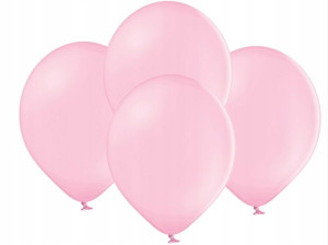 BALONY pastelowe pastel RÓŻOWE 10,5 cali 10 SZT