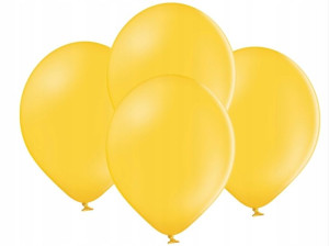 BALONY pastelowe lateks BIAŁE 10,5 cali 10 SZT