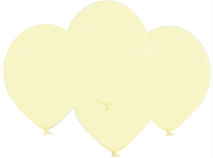 BALONY pastelowe lateks KREMOWE 10,5 cali 10 SZT
