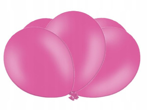 BALONY pastelowe pastel CIEMNORÓŻOWY 9 cali 10 SZT