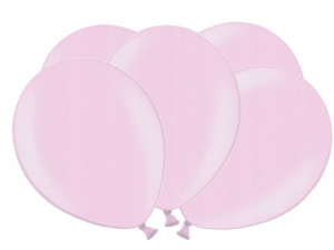 BALONY metalizowane RÓŻOWE 9 cali 10 SZT