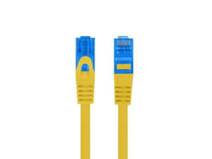 Patchcord Lanberg S/FTP kat.6A 1,5m LSZH CCA fluke passed żółty