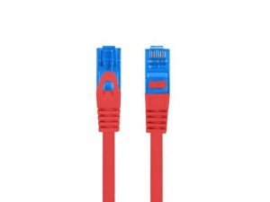 Patchcord Lanberg S/FTP kat.6A 15m LSZH CCA fluke passed czerwony